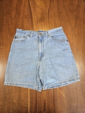 Vintage Chic by h.i.s. Denim Shorts light-wash, high-waistef Mom Fit Size 8